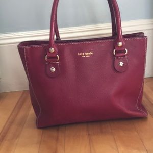 Kate Spade red satchel